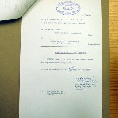 GROENEWALD &amp; CROUS CSC 2-1-2465 NO. 704 _12