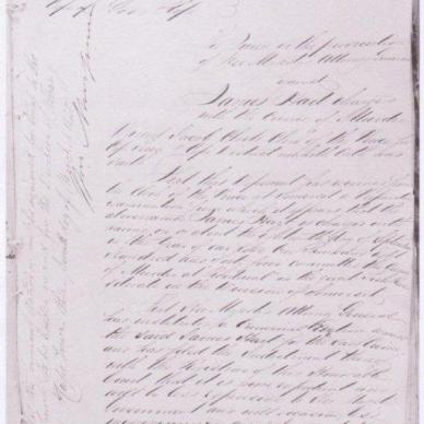 Memorials received James HART and Thomas DEVERAUX - 1846