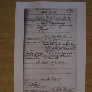 KOEN Fredricka Elizabeth Magdalena nee VAN NIEUWENHUIZEN - oorlede 5 Des 1902