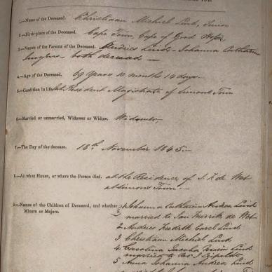 LIND Christiaan Michiel senior, 1845, MOOC 6-9-38-8138