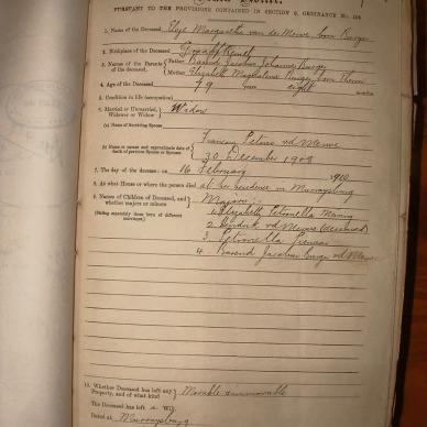 MERWE Elsje Margaretha VAN DER nee BURGER, 1910, MOOC 6-9-640, 924