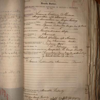 MERWE Susanna Catrina Maria Magritha VAN DER nee BURGER, 1902, MOOC 6-9-452, 1867