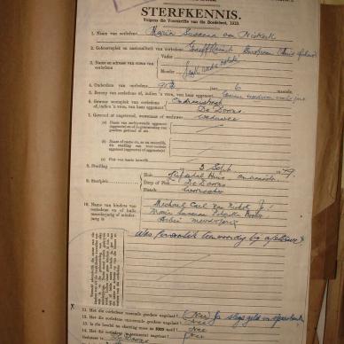 NIEKERK Maria Susanna VAN, 1949, MOOC 6-9-16729, 6632-49