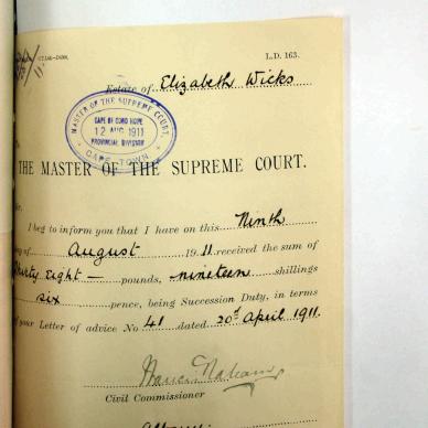 PAYNE Elizabeth MOOC 13-1-1920 NO. 187 _05