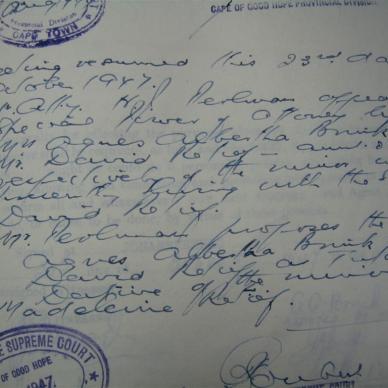 RETIEF Johannes - 1947 - MOOC 6/9/13949, 2453/47 - David Retief