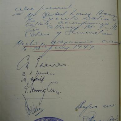RETIEF Johannes - 1947 - MOOC 6/9/13949, 2453/47 - Letter Pg 2