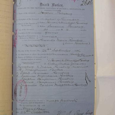 RENSBURG Josephus 1896