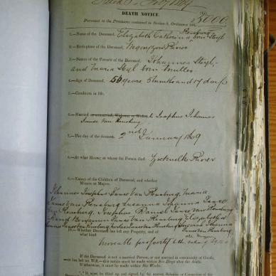 RENSBURG Elizabeth Catharina geb STEYL 1869