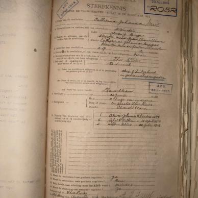SMIT Catharina Johanna nee BURGER, 1914, MOOC 6-9-760, 2052