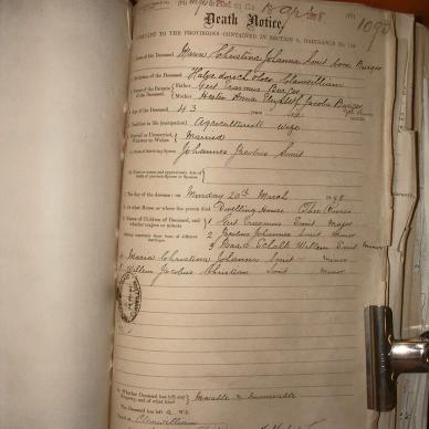 SMIT Maria Christina Johanna nee BURGER, 1898, MOOC 6-9-375, 1093