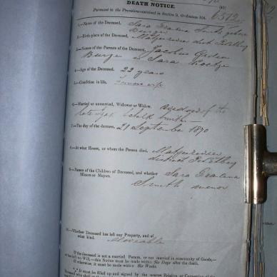 SMITH Sara Francina nee BURGER, 1870, MOOC 6-9-133, 6512