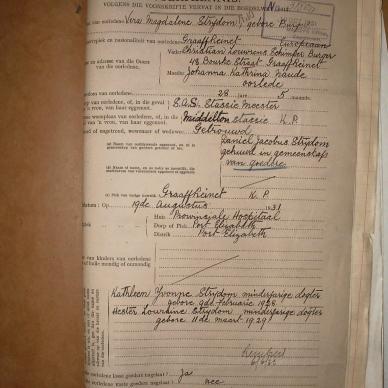 STRYDOM Vera Magdelene nee BURGER, 1931, MOOC 6-9-3981, 31804
