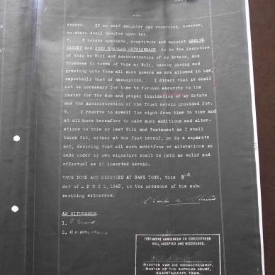 STEWART Charles Alder - died 15 Sep 1954