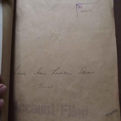 STEWART Laura Jean Lachlan - died 22 Oct 1947