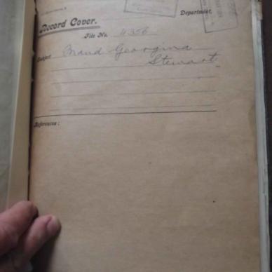 STEWART Maud Georgina - died 19 Apr 1924