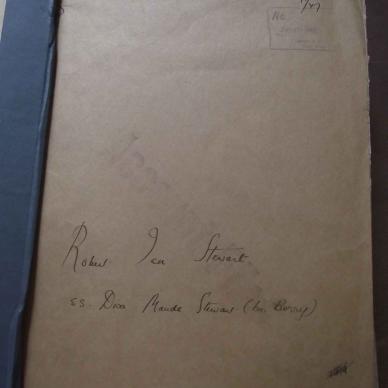 STEWART Robert Ian - died 7 Nov 1947