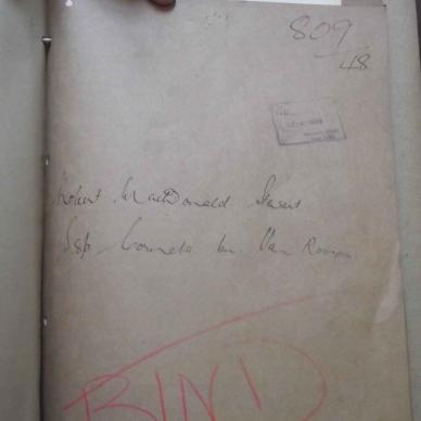 STEWART Robert Macdonald - died 24 Oct 1947