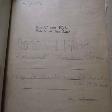 STONE Edmund Francis - died 26 July 1940