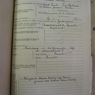 TOERIEN Adriana Helena - 1946 - MOOC 6/9/12624, 278/46 - Death Notice