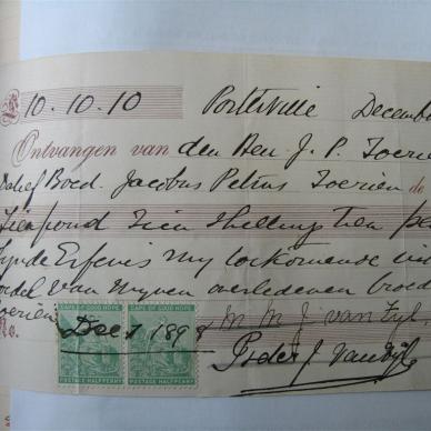 TOERIEN Jacobus Petrus - 1898