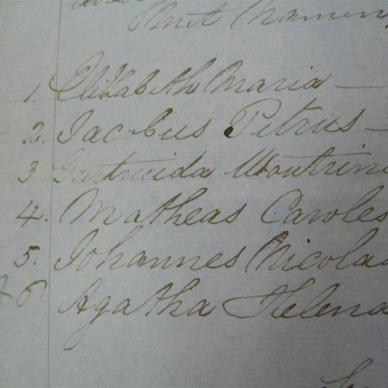 TOERIEN Agatha Helena married KRIEL - 1840