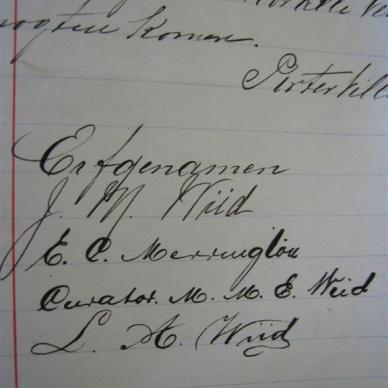 TOERIEN Geertruida Woutrina married WIID - 1872