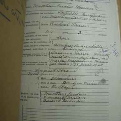 TOERIEN Mattheus Carolus - Died 24/06/1930 - Age 64y 2m