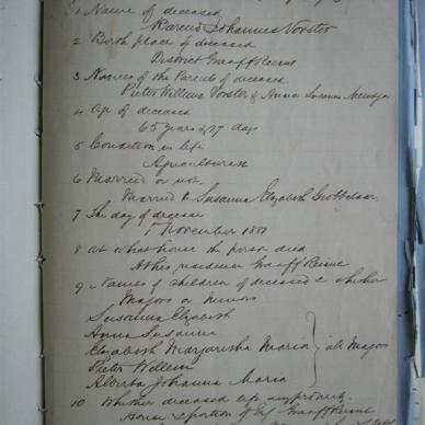VORSTER Barend Johannes - 01/11/1881 - Age 65y
