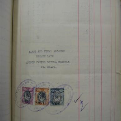 WESSELS Anthon Jasper Bothma - 1931