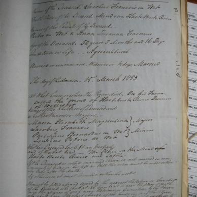 WET Jacobus Francois, de - Died 15/03/1853 - Age 50y 8m 16d