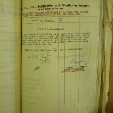 WOOD Leonard Munks - Died 16 Apr 1954