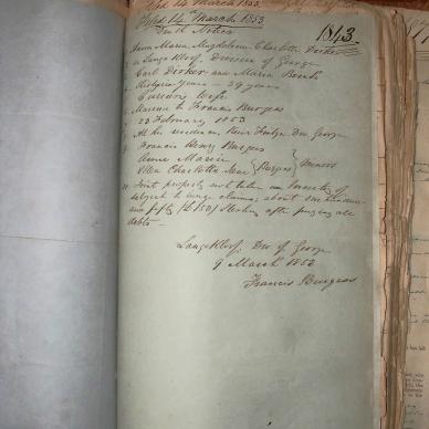 BURGESS Anne Maria Magdalena Charlotte nee DIRKER,1853, MOOC 6-9-61, 1843