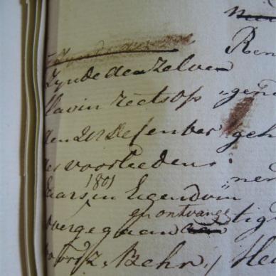 BEHR Georg Heinrich - 1802 - Deed of Transfer of slave Louisa of Mozambique