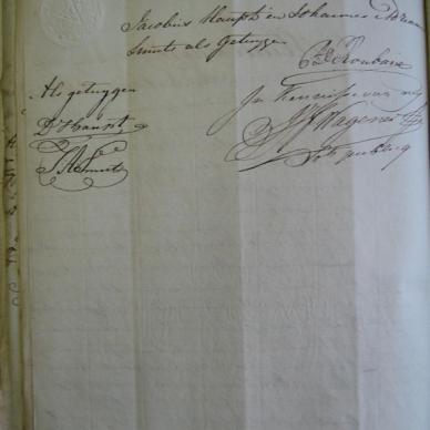 BEHR Georg Heinrich - 1802 - Deed of Transfer of slave Louisa of Mozambique