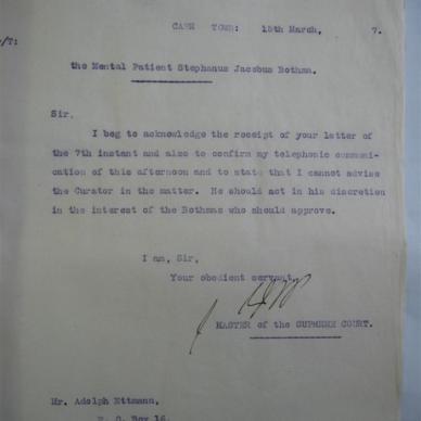 BOTHMA Stephanus Jacobus - 1926