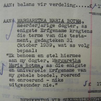 BOTMA Christiaan Jacobus - 1942