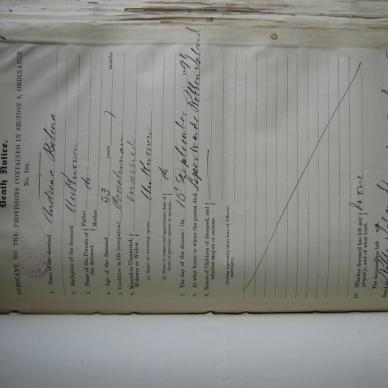 BOTMA Andreas - Died 15/09/1898 - Age 53y 7m