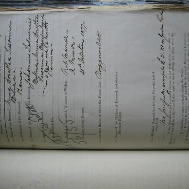 BOTMA Anna Dorothea Susanna - Died 21/10/1877 - Age 4y 4m