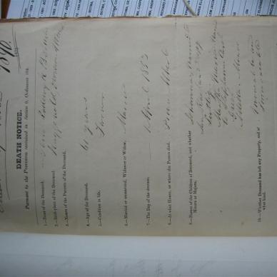 BOTMA Gerrit Lodewyk - Died 01/04/1853 - Age 61