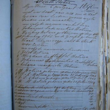 BOTMA Johannes Lodewikus - 01/02/1865