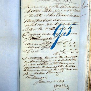 BREYTENBACH Nicolaas Lourens, Johannes Jacob son - died 7 June 1863