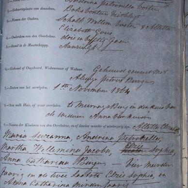 BURGER Adriana Petronella nee VORSTER, 1864, MOOC 6-9-109, 1529