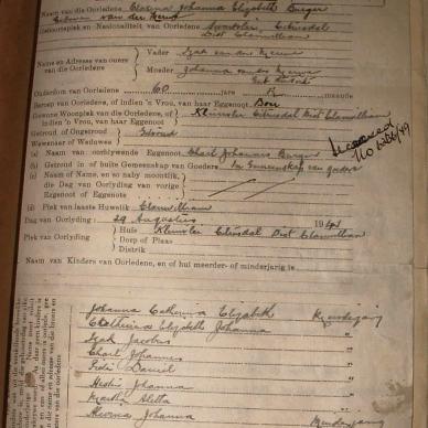 BURGER Clasina Johanna Elizabeth nee VAN DER MERWE, 1941, MOOC 6-9-8405, 76723 - 41