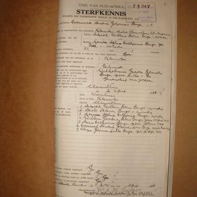 BURGER Coenraad Hendrik Johannes, 1938, MOOC 6-9-5084, 59307