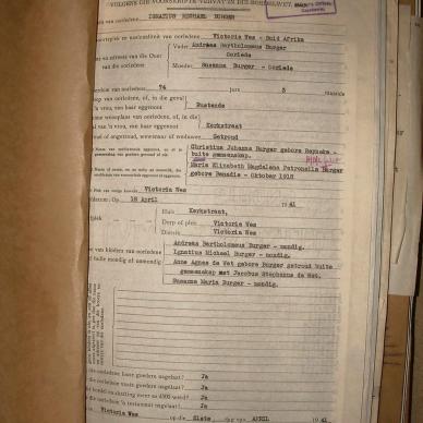 BURGER Ignatius Michael, 1941, MOOC 6-9-7530, 73306