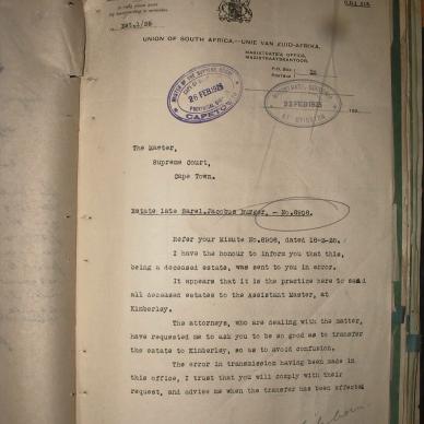 BURGER Sarel Jacobus, 1925, MOOC 6-9-2743, 6906