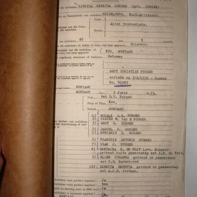 BURGER Zinetta Renetta nee DUMINY, 1953, MOOC 6-9-21428, 4594-53