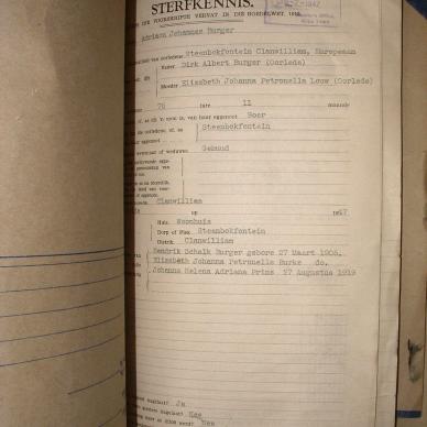 BURGER Adriaan Johannes, 1947, MOOC 6-9-14080, 3296-47 (1)
