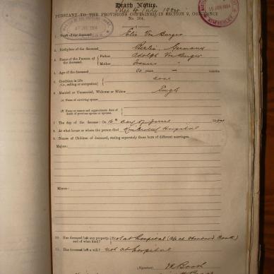 BURGER Elis VON, 1904, MOOC 6-9-502, 1791