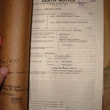 BURGER Dora Maria nee VILJOEN, 1949, MOOC 6-9-16391, 4573-49
